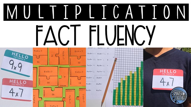 Improve Multiplication Fact Fluency with these engaging activities