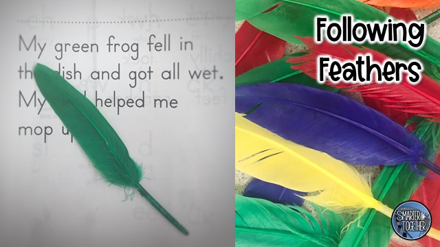 Encourage reluctant readers with following feathers